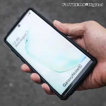 [SAMSUNG Galaxy Note 10 Pro Plus +] FATBEAR Taktiku Izturīgs Triecienizturīgs Militāro Bruņas Rezervi Gadījumā, Mīksto Segumu