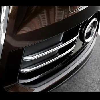 Auto Stils Priekšā, Aizmugurējie Miglas Lukturi Dekoratīvās Gaismas Josla Vāciņš Melns, Uzlīmes Audi Q5 2009-2017 Ārpuse Auto Piederumi