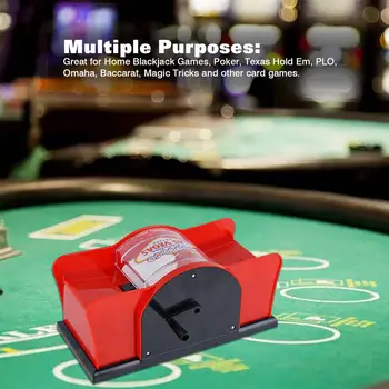 Automātiskā Pokera Card Shuffler galda Spēle Puses Izliekts Spēļu Kārtis Shuffler mašīna Smieklīgi Ģimenes Spēle Kluba Robots Card Shuffler