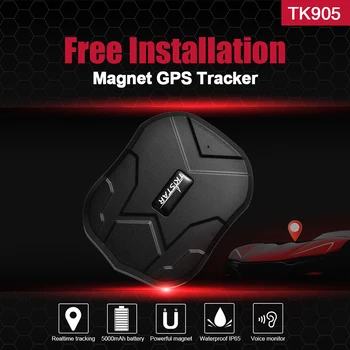 GPS Tracker Auto TKStar TK905 90 Dienām Gaidīšanas Traceur GPS atrašanās vietas Ūdensizturīgs Spēcīgs Magnēts Balss Monitors Geo-žogs Auto Tracker