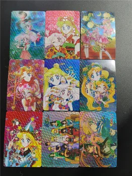 9pcs/set Sailor Moon Māte un Meita Pasteable Sexy Skaistumu Hobijs Kolekciju Spēļu Kolekcija Anime Kartes Limitu, Seksīga Meitene