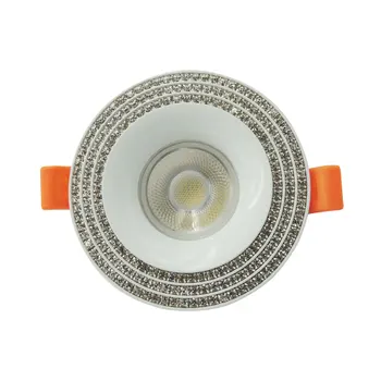 Dimants-Inkrustēts lampa Lampas ar Led Spuldzēm H-Kvalitātes Alumīnija MR16 Padziļinājumā Vietas Apgaismojums Dzīvojamā istaba, Guļamistaba, Halle, garderobes telpa