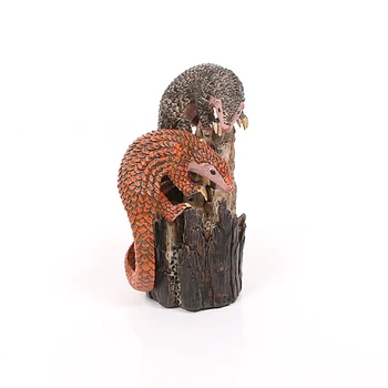 Meža Dzīvnieku Modeļi Pangolin Statuetes Plastmasas Rīcības Attēls Leļļu Kolekcija Ir Mazulis Mājās, Apdares Komplekts Rotaļlietas