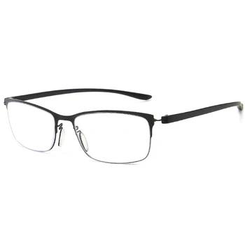 Pakāpeniski Bifocal Recepšu Brilles Unisex Pusi Rāmi, Lasīšanas Brilles 360 Grādu Fokusa Gredzenu vecuma tālredzība Brilles +1,00 līdz+3.00