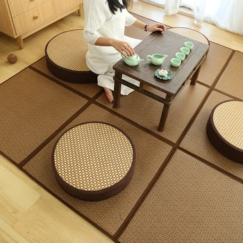 Sirds Spīdošs Futon Spilvenu Meditācija Japāņu Stila Tatami Tējas Ceremonija Dievkalpojumu Ceļiem Spilvenu Bay Logu, Balkonu Jogas Paklājiņš