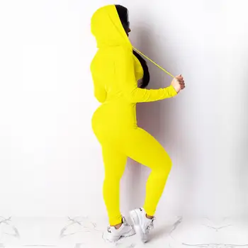 Echoine divas gabals, kas Tērpi Sievietēm ar garām Piedurknēm Augšu Un Bikses Kopa tracksuit sieviešu apģērbu skriešanas femme Sportwear atbilstošo kopas
