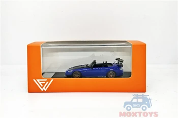 Savvaļas Ugunsgrēks, 1:64 Honda S2000 Voltex modificētu versiju Blue Sveķi Modeļa Automašīnas