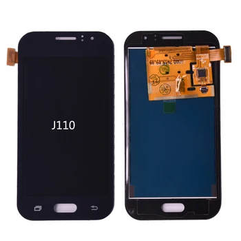 Samsung Galaxy J1 Ace J110 j111 SM-J110F J110H J110FM LCD Displejs, Touch Screen Digitizer Asambleja Var pielāgot spilgtumu