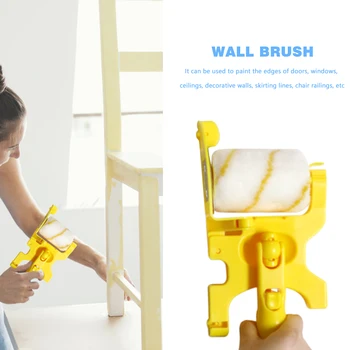 Daudzfunkcionāls Krāsu Otu, Dzeltens Rokas Clean-cut Rullīšu Edger Mājas Uzlabošana Krāsas Pārklājums Sienu Apstrāde Krāsošanas Instrumenti,