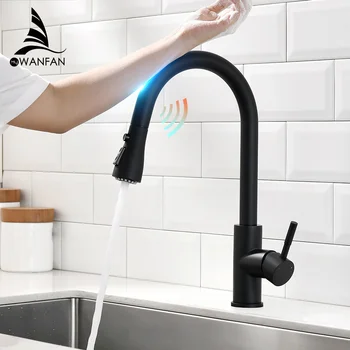Smart Touch Virtuves Jaucējkrāni Celtņa Sensors Virtuves Ūdens krānu, Izlietne, Maisītājs Pagriezt Touch Krāna Sensoru, Ūdens Maisītājs KH-1068