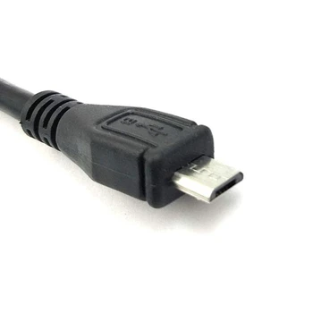 (2-Pack) 50CM 5 Pin Mātesplati Sieviešu Galvene Micro-USB iemavu, Dupont Extender Cable (5Pin/Micro-USB)
