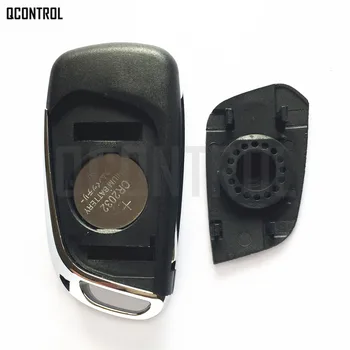 QCONTROL Auto Tālvadības Atslēgu Citroen C4 C4L C-Elysee par DS 4 DS4 ar ID46 Mikroshēmu 3 Pogas