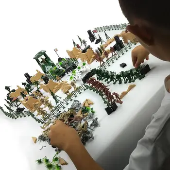 HobbyLane 250pcs/set Militāro Plastmasas Karavīru Armija Rotaļlietas Modeļa Darbības Rādītāji Dekoru Spēlēt noteikta Modeļa Rotaļlietas Bērniem
