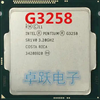 Intel Procesors Procesors G3258 LGA1150 22 nanometers Dual-Core darba pareizi Darbvirsmas Procesors