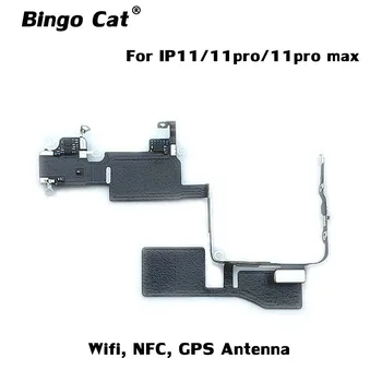 2pc Wifi Antena NFC Flex Kabelis Priekš iPhone 11/11 Pro/11Pro Max WI-FI GPS Signāla Antena Flex Lentes Remonta Daļas