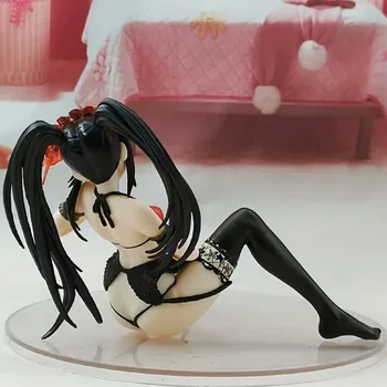 Anime Datums Dzīvot Tokisaki Kurumi Sēž Ver. Seksīgas Meitenes PVC Rīcības Attēls Modeļu Lelle, Rotaļlietas