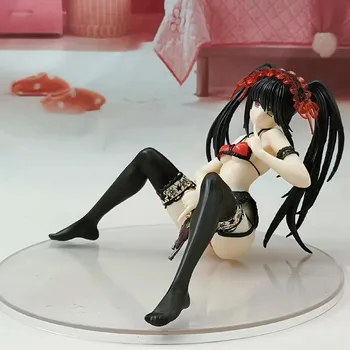 Anime Datums Dzīvot Tokisaki Kurumi Sēž Ver. Seksīgas Meitenes PVC Rīcības Attēls Modeļu Lelle, Rotaļlietas