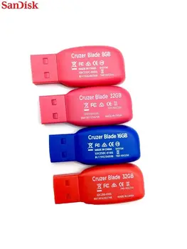 SanDisk USB Flash 128GB 64GB, 32GB 16GB Pendrive Pen Drive USB Atslēgu Stick Flash Drive USB 2.0 StickPen Diskus Flashdisk 16 GB, 32 GB