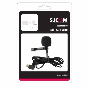 2018 Jaunas Oriģināls SJCAM Piederumi Ārējais Mikrofons MIC par SJCAM SJ6 LEĢENDA /SJ7 Zvaigzne /SJ360 Sporta 4K Mini Kameras