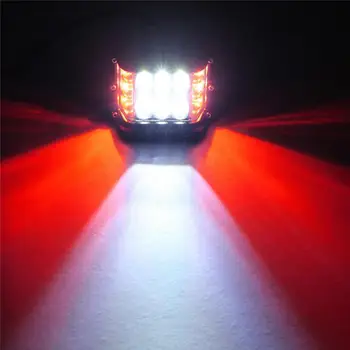 2gab 90 W Pusē Šāvēja Pākstis Combo LED Darba Gaismas Lampas Strobe Auto Led Bar Braukšanas Miglas lukturi Stils ATV Offroad SUV Kravas automašīnas