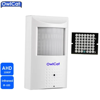 OwlCat Full HD 1080P 2.8 mm/3.6 mm Objektīvs PIR Veida Iekštelpu AHD-H CCTV IS Nakts Video Novērošanas Drošības Kamera 2.0 mp Kamera AHD