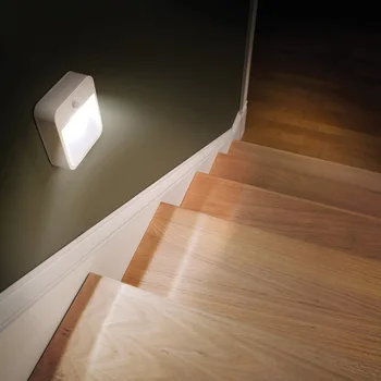 0,5 W Koridora Kustības Sensors, Gaismas Bērnu Nightlight Aktivizēts Lampas, Diodes LED Nakts Gaisma Ar Kustības Sensoru