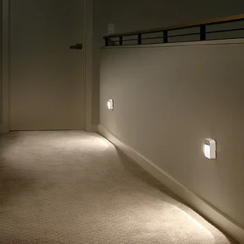 0,5 W Koridora Kustības Sensors, Gaismas Bērnu Nightlight Aktivizēts Lampas, Diodes LED Nakts Gaisma Ar Kustības Sensoru