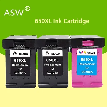 ASW 650XL Saderīgs Tintes Kasetnes Nomaiņas HP 650 XL HP Deskjet 1015 1515 2515 2545 2645 3515 3545 4515 4645 printeri