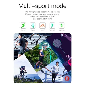 SHAOLIN P8 Smart Skatīties Vīriešiem, Sievietēm, Sporta Pulkstenis sirdsdarbība Fitnesa Smartwatch ar skārienekrānu Aproce apple skatīties IOS Android