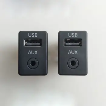 1Pc AUX+USB Slēdzi, Kontaktligzdu VW Tiguan Passat B6 B7 CC RCD510 RNS310 3CD 035