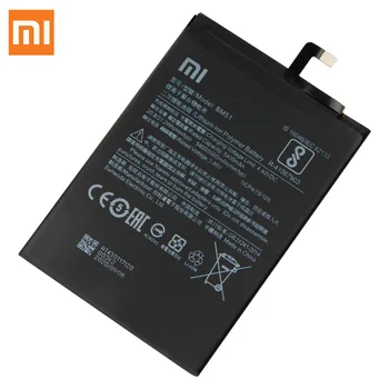 Xiao Mi Oriģinālo Rezerves Akumulatoru BM51 Par Xiaomi Mi Max3 Max 3 Autentisks Tālruņa Akumulatora 5500mAh