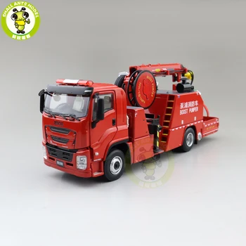 1/43 JIEDA Pilnībā Automātiska Palielināt Pumper Fire Truck Lējumiem Modeli, Rotaļlietas, Auto Dāvanas