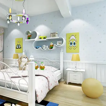 3D silts, bērnu istabas, guļamistabas karikatūra tapetes, zvaigznes, mēness, kas ir videi draudzīga, neausta sadzīves griesti, sienas, wallpape