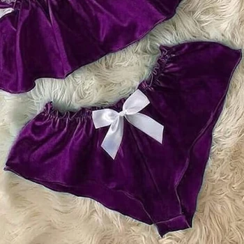 Sexy Apakšveļa, Pidžamas Komplekts Sievietēm Pijama Slim Push Up Strech Traipu Mājas Tērps Izšūti Ziedu V Kakla Naktsveļu Mujer Sleepwear