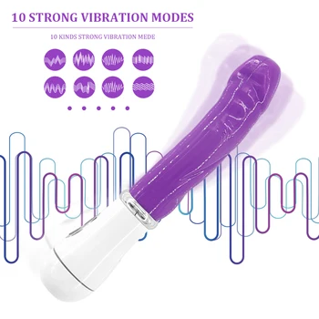 EXVOID Silikona Dildo Vibrators Sievietes Maksts Vibrators Clit Stimulators Pieaugušo Produkti Femme G Spot Massager Erotiska AV Stick