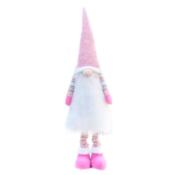 Roku Darbs Ziemassvētku Sejas Lelle Apdare Bagāžnieka Pastāvīgā Zviedrijas Gnome