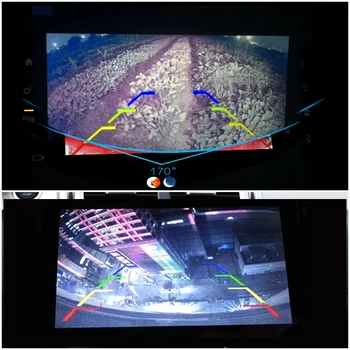 170 Grādu fish Eye (Zivs acs Objektīva Starlight Nakts Redzamības Transportlīdzekļa Aizmugurē / Priekšā Skats Kamera ar zemu gaismas līmeni 15m redzams Automašīnas Kameras
