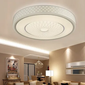 Smuxi Jaunu Super Spilgti Kārta LED Griestu Gaismas Lampa Mūsdienu Luksusa Dzīvojamā Istaba Guļamistaba Virtuves Flush Akrila Lampas AC110-240V