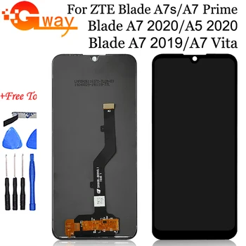 Par ZTE Blade A7 2020 / A7s/A7 Ministru/A7 Vita A0722 / A7 2019 LCD Displejs, Touch Screen Digitizer Montāža ZTE A5 