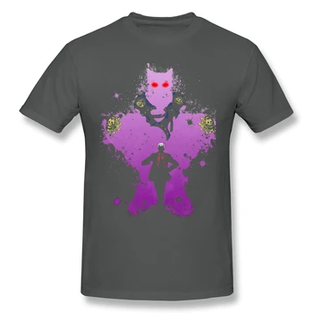 Jaunas vasaras T Krekls Yoshikage Kira Bite Putekļus T-Krekls Kokvilnas jojo dīvaino piedzīvojumu ofertas Tee Krekls