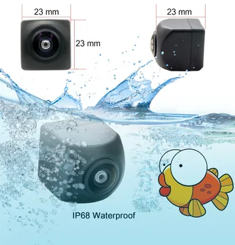 1080P Fisheye Kamera Reverss Autostāvvieta Automašīnu Atpakaļskata Kamera Mitsubishi ASX 2011 2012 2013 Auto Ūdensizturīgs Kameras