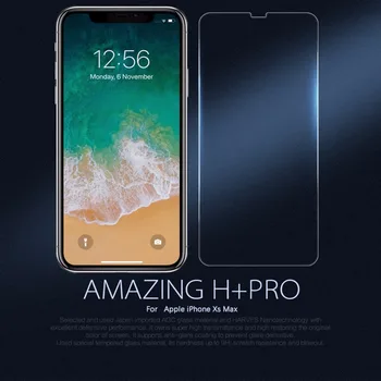 Nillkin iPhone X XS Max XR 8 7 6s 6 Pārsteidzošs 9H+ Pro Rūdīta Stikla Ekrāna Aizsargs Filma par Apple iPhone 8 7 6S Plus Stikls