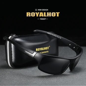 RoyalHot Vīrieši Sievietes Polarizētās Kvadrātveida Rāmis Sporta Vintage, Saulesbrilles, Saules Brilles Retro Brilles Toņos Oculos Vīriešu 900207