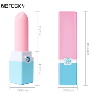Zerosky Mini Vibrators Lūpu 10 Ātruma Lodi, Vibrējoši Krūšu Masāža Burvju Nūjiņu Klitora Stimulators Seksa Rotaļlietas Sievietēm