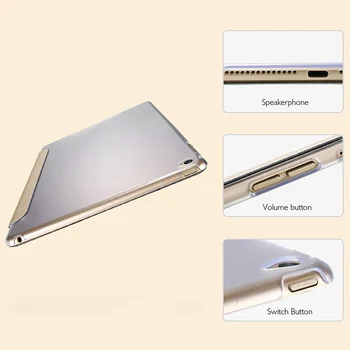 Būtiska iPad Gaisā 1 2 3 9.7 10.5 A1474 A1475 A1476 A1566 A1567 magnētisko gadījumā ar Apple iPad Air1 Air2 Air3 flip case smart cover