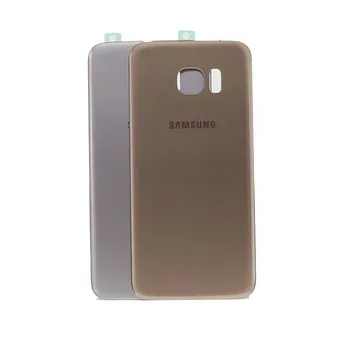 SAMSUNG Galaxy S7edge G935 G935F Atpakaļ Stikla Akumulatora Vāka Aizmugurējās Durvis Mājokļu Lietu Samsung S7edge Atpakaļ Stikla Vāciņu Nomaiņa
