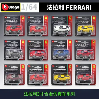 Bburago 1:64 Ferrari 488GTB Y sakausējuma modeļu Automašīnas modeļa Rotaļlietu kolekcija dāvanu