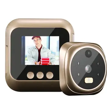 Peephole Kameras Wifi 2,4 Collu Mājas Kaķis redzams Acu Durvju Smart Balss Tālrunis Domofons Video Anti-Theft Uzraudzības Durvju zvans