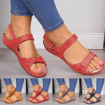 Sieviešu Vasaras Sandales Modes Romiešu Anti-skid Elpojoši Apavi Sandalias De Verano Para Mujer Dāmas Sandales 2020 Jaunas