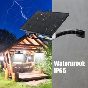 Single/Double Vadītājs Saules LED Pendant Gaismas IP65 Waterproof Dārza Lampas Iekštelpu Āra Saules Lampas Kempingiem Dārza Saules Gaismas